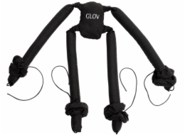 Glov Spider Sada studených kulem pro dlouhé a střední vlasy, černá, 4 ks.