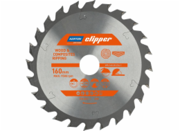 Norton Clipper KRUHOVÁ PILA NORTON 160 mm x 20 mm x 24 oz DŘEVO A KOMPOZITY ATB (1,8 / 1,2) N70184608040