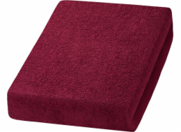 Activeshop vínové froté prostěradlo