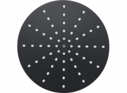 NoName Dešťová sprchová hlavice RAINBOW.OK.23.CZ KULATÁ DEŠŤOVÁ SPRCHOVÁ HLAVICE ČERNÁ 23 CM // NHDESZ-23-OKR-CZARNA