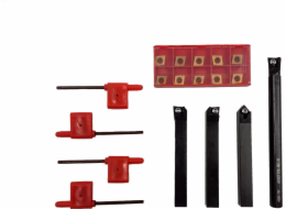 Silver Stříbrné skládací soustružnické nože s vyměnitelnou destičkou 12 mm 18 ks./STŘÍBRNÉ