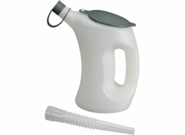 Pressol Odměrná nádoba s víkem-FLA-PE, průhledná, 1 litr