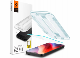 Spigen Tvrzené sklo Glas.TR pro iPhone 16 Pro EZ FIT, čiré AGL07935