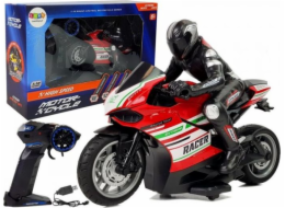 Lean Sport Motor Sports Dálkově ovládaný závodní vůz 2,4G s dosahem 35 m, červený