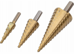 Forsage Sada vrtáků , 3dílná, stupňovité vrtáky.