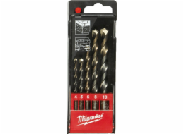 Milwaukee Sada vrtáků do betonu MILWAUKEE, 5dílná /4-5-6-8-10 mm/