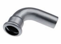 KAN-therm Lisované koleno 90° 42 mm nerezová ocel - 6190393