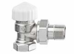 Heimeier Termostatický ventil s přesným přednastavením, úhlový, DN15 (3451-02.000)