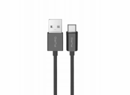 Puro Kabel USB-A - microUSB 2 m černý (8018417499074)