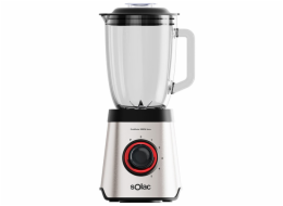 Mixér Solac, BV5733, stolní, skleněný džbán 1,75 L, 5 rychlostí, pulsní funkce, drtič ledu, čepele z nerezové oceli, 2000 W