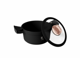 Kastrol s titanovým povrchem a poklicí 20 cm Black Rose Collection BH-1456
