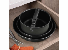 Sada nádobí s titanovým povrchem 9 ks Antracit Collection BH-8256