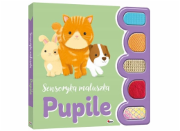 Morex Senzorická kniha pro miminka. Domácí mazlíčci.