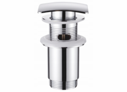 Invena Mosazná zátka click-clack, chrom SC-B1-140-L