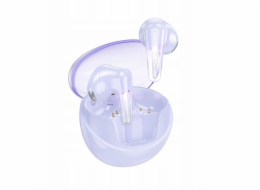 Hoco Bezdrátová sluchátka do uší TWS EW202 fialová