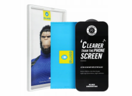 Blueo Tvrzené sklo 5D Mr. Monkey pro Apple iPhone 17 Pro Max černé (Strong Premium AR)