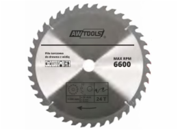 AWTools Kotoučová pila na dřevo 450 x 30/22/16 mm 40z (AW48492)