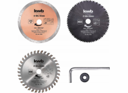 Einhell Sada pilových kotoučů 89 mm, 5dílná (otvor 10 mm, pro mini ruční kotoučové pily)