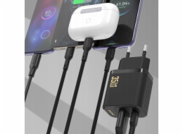 Dudao A27 MaxC 35W nabíječka do zásuvky + kabel USB-C - černá