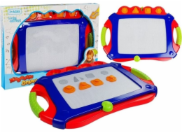 Lean Sport Magnetická tabule Import LEANToys, tmavě modré fixy, razítka