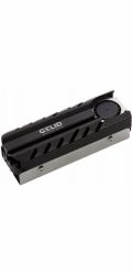 Gelid IceCap Pro M.2 Black, černý chladič s tepelnými podložkami pro disky (HS-M2-SSD-22)