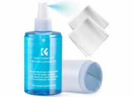 Kf K&f Čisticí sada na LCD obrazovky 200 ml + 3x hadřík / 08.059 / Přenosná čisticí sada
