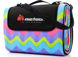 Meteor Pikniková deka 180x200 cm s cikcakovým vzorem, vícebarevná