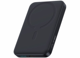 Baseus EnerFill FM11 Ultra-Mini Powerbanka 10000mAh 22,5W kompatibilní s MagSafe + Baseus Simple USB-C kabel 20V 3A 30cm černá