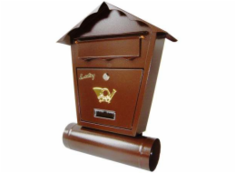NoName Hnědá poštovní schránka s trubicí SD2T