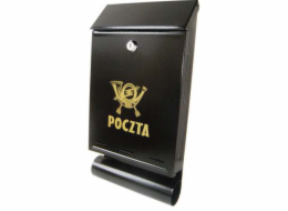 NoName Černá poštovní schránka s tubou A-4T