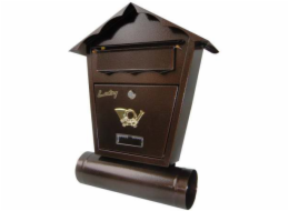 NoName Starožitná měděná poštovní schránka s trubicí SD2T