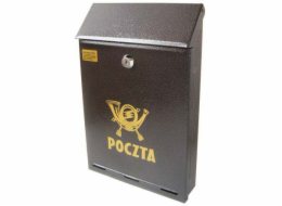 NoName Šedá starožitná poštovní schránka C-4