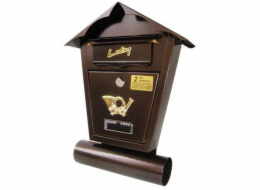 NoName Starožitná měděná poštovní schránka s trubkou SD1T