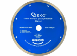 Geko Řezný kotouč na dlaždice 250 mm x 10 x 1,6 mm (G78334)