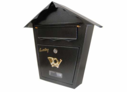 NoName Starožitná šedá poštovní schránka SD2