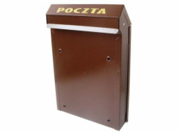 NoName Hnědá poštovní schránka A-4P