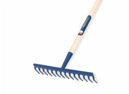 Big Velké kalené kovové hrábě se 14zubou rukojetí Z14