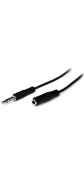 StarTech Kabel Jack 3,5 mm - Jack 3,5 mm 1 m černý (MU1MMFS)