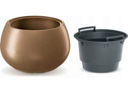 Prosperplast HEOS ECO DŘEVĚNÝ KVĚTINÁČ - NATURO FSC MIX 18L