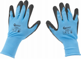 Geko Ochranné rukavice s povlakem velikost 11 – modré (12/240)
