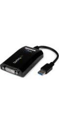 StarTech.com USB 3.0 to DVI / VGA Adapter - 2048x1152 - External Video & Graphics Card - Dual Monitor Display Adapter Cable - Supports Mac & Windows (USB32DVIPRO) - Adaptér USB / DVI - USB typ A (M) d