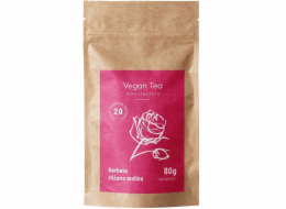 Teministeriet Veganský čaj Bílý čaj Růže Malina - náhradní balení 80g