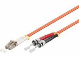 MicroConnect Optický patchcord LC/PC-ST/PC, 62,5/125 OM1, 3 m (FIB410003)