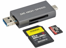 JJC CR-UTC4AC šedá USB 3.1 čtečka