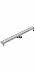 SpiroFlex 900 liniový sprchový žlab AQUA STEEL LA s leštěným roštem SZGM (S)