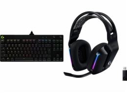 Logitech Modrá klávesnice G PRO GX (920-009392) + černá klávesnice G733 Lightspeed (981-000864)