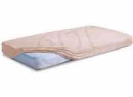 Matex Froté prostěradlo s gumou 150/160x190/200 PREMIUM béžové - TPFPG160-15