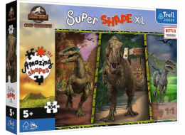 Trefl 104dílné XL puzzle Super Shape Jurský svět s dinosaury