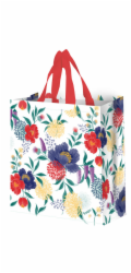 Taška nákupní KVĚTY 14 l bílá