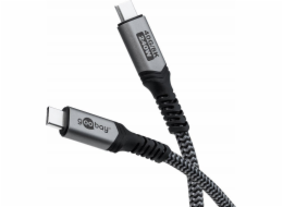 Goobay&nbsp;USB4&nbsp;Gen&nbsp;3x2&nbsp;Kabel,&nbsp;USB-C&nbsp;Stecker&nbsp;>&nbsp;USB-C&nbsp;Stecker,&nbsp;40Gbit/s&nbsp;(schwarz/grau,&nbsp;0,5&nbsp;Meter,&nbsp;PD,&nbsp;Laden&nbsp;mit&nbsp;bis&nbsp;zu&nbsp;240&nbsp;Watt)